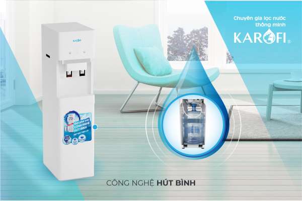 Cây nước nóng lạnh hút bình HC300-W | Karofi.com