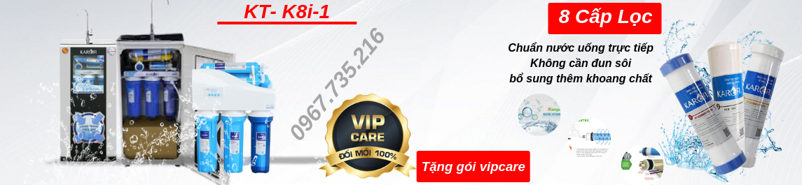 banner máy lọc nước karofi thông minh 8 lõi